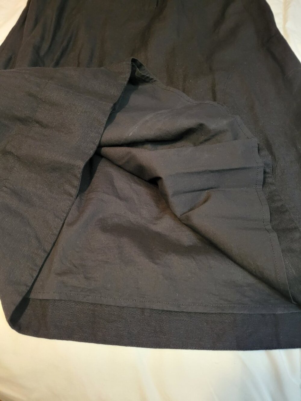 Linen Blend Shirt Dress - Picture 5 of 7